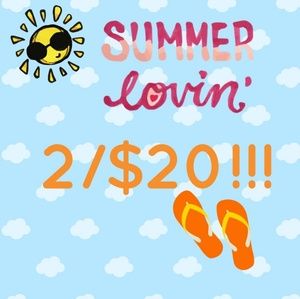 2$20 🔥SUMMER SALE🔥